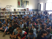 بالصور: فعاليات تشجيع القراءة في المكتبة العامة "آنا لاورا" في المركز الجماهيري بيافا